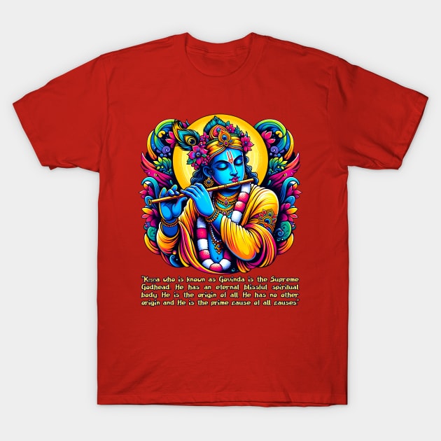 Sri Brahma Samhita T-Shirt by Total 8 Yoga